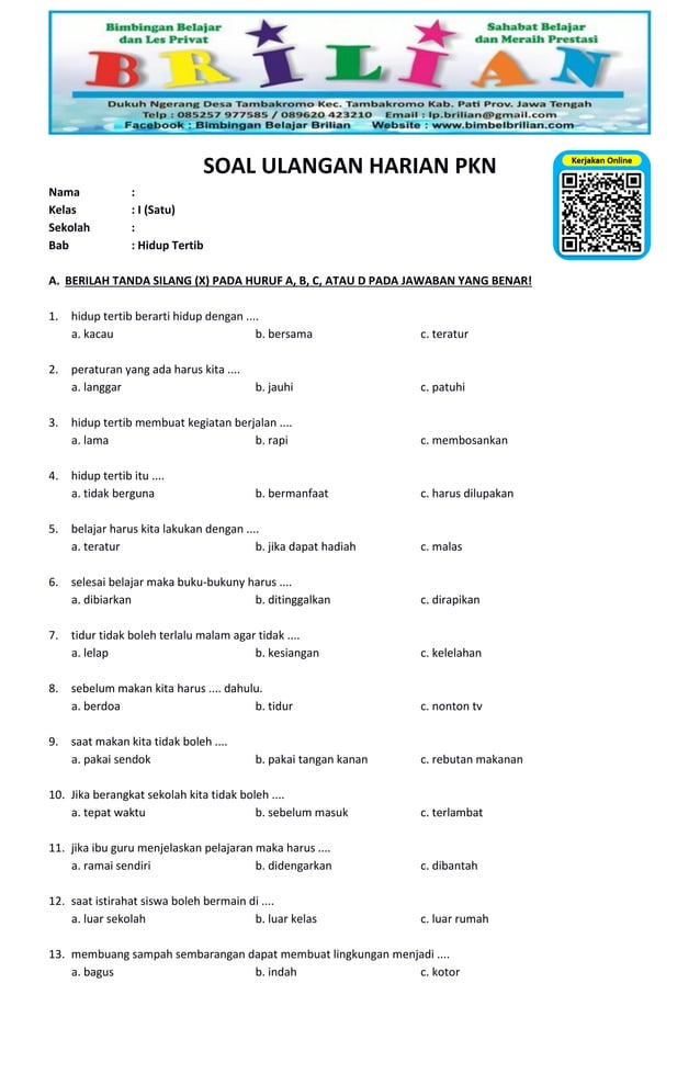 3 Fakta Penting Soal PKN Kelas 9 Semester 1 yang Wajib Kamu Tahu Sebelum Download Soal