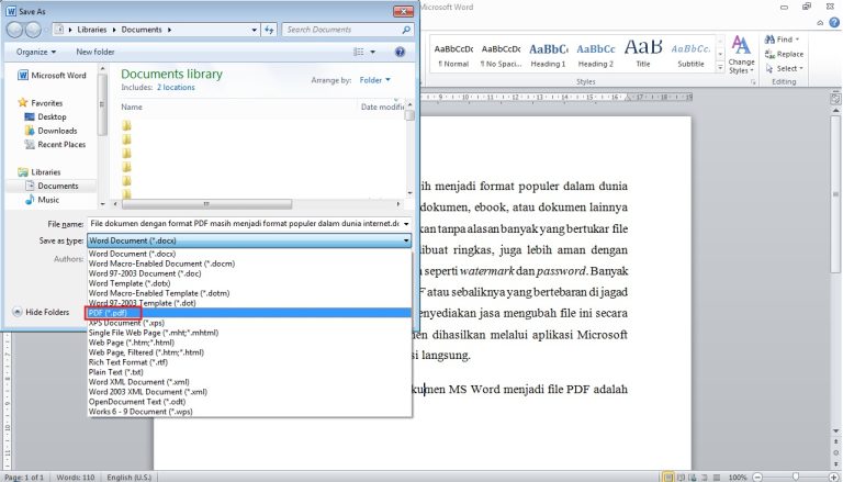 5 Aplikasi Peubah Word ke PDF Paling Aman di 2026, Ternyata Begini Cara Pakainya