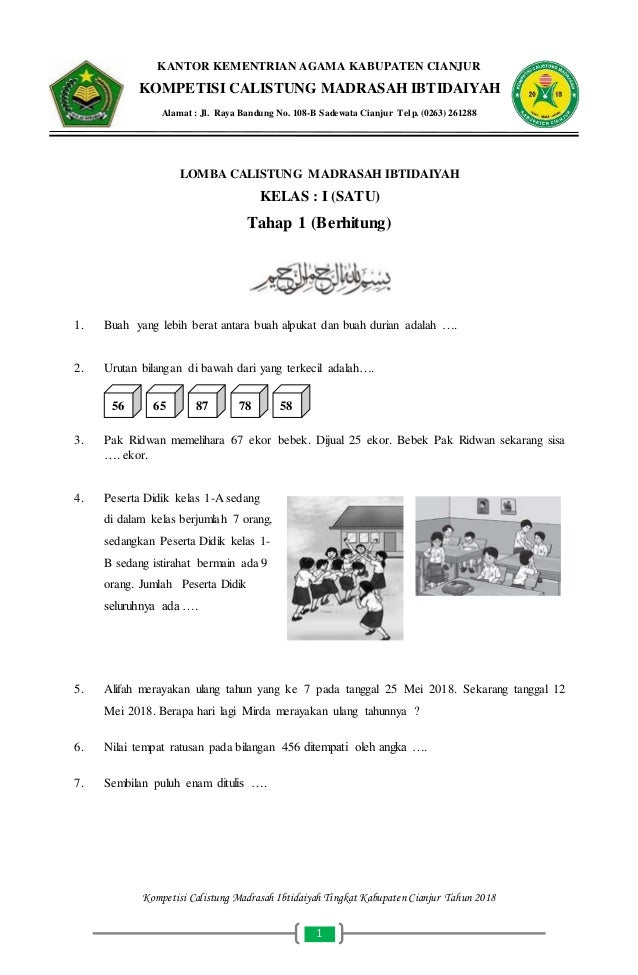 Soal Calistung Kelas 3 Dalchaebi Soal Calistung Kelas 3 Dalchaebi