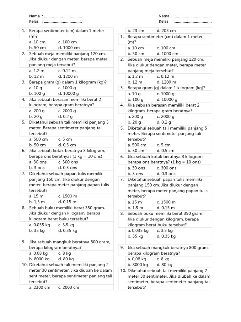 5 Cara Kuasai Soal Alat Ukur Panjang dan Berat Kelas 4 Semester 1 Pakai Rumus Volume Balok 5 Cara Kuasai Soal Alat Ukur Panjang dan Berat Kelas 4 Semester 1 Pakai Rumus Volume Balok