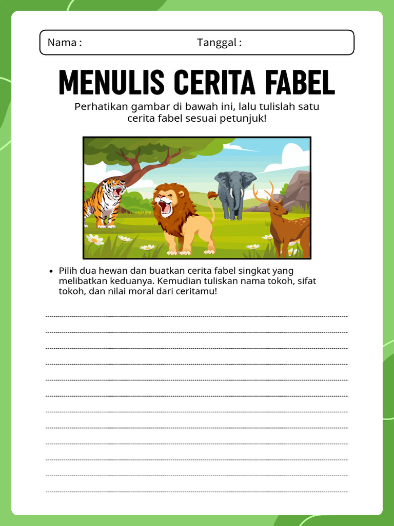 7 Rahasia Soal Bahasa Indonesia Cerita Fabel Kelas 3 SD yang Wajib Diketahui Sebelum Ujian