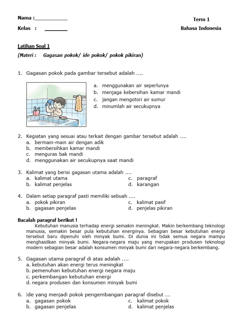 7 Tips Menguasai Soal Bahasa Indonesia Ide Pokok Kelas 3 Tahun 2026 Sebelum Ujian!