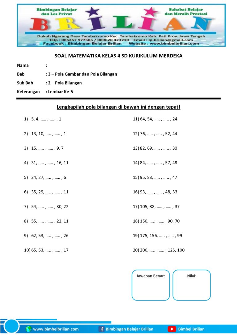 Akhirnya Terungkap 7 Contoh Soal C4 Kelas 4 Tema 5 Subtema 2 yang Wajib Dikuasai Siswa Sebelum Ulangan