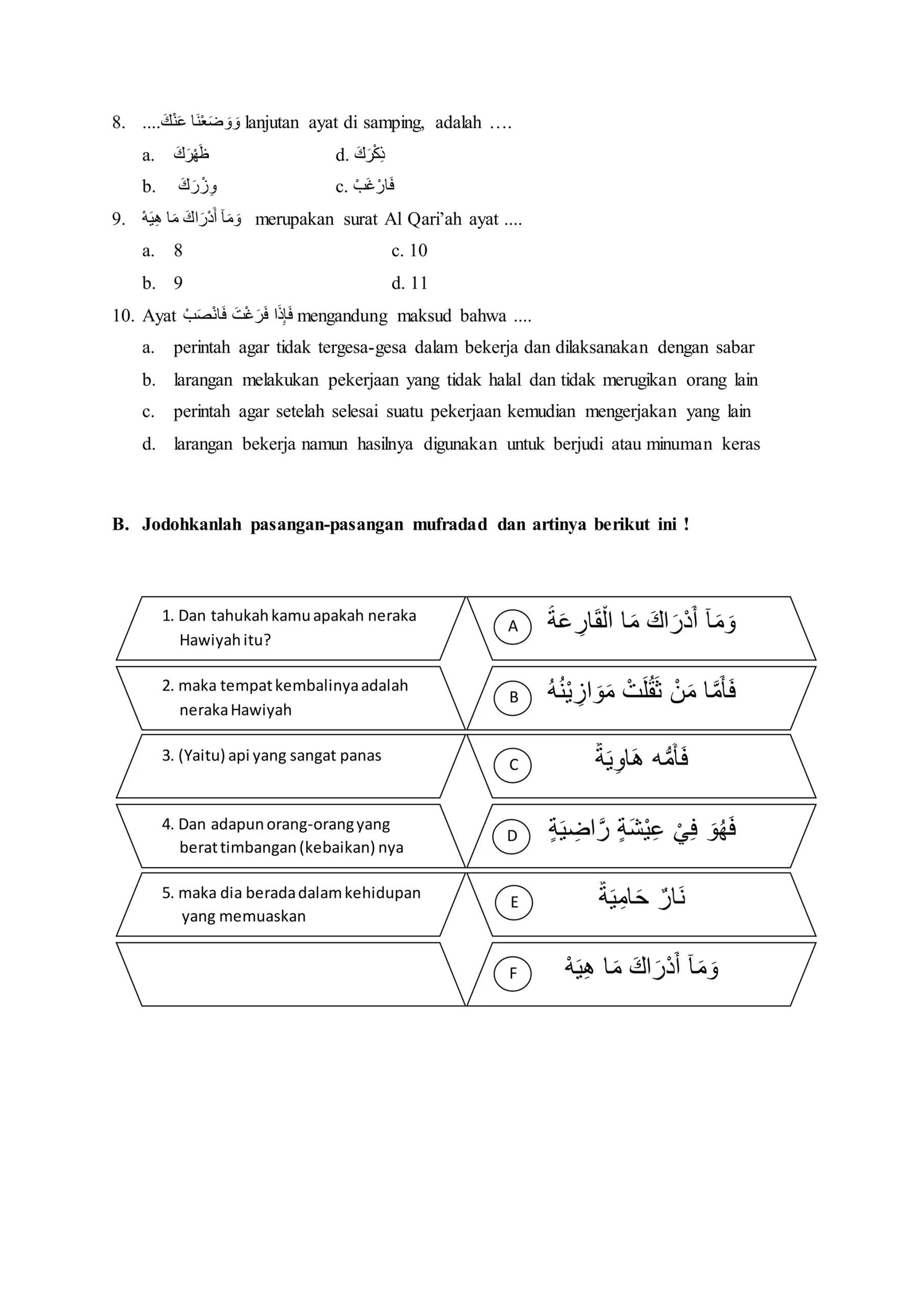 Soal Alquran Hadits Kelas 4 MI Semester 2 Tentang Al-Insyiroh: 7 Rahasia Makna yang Jarang Diketahui