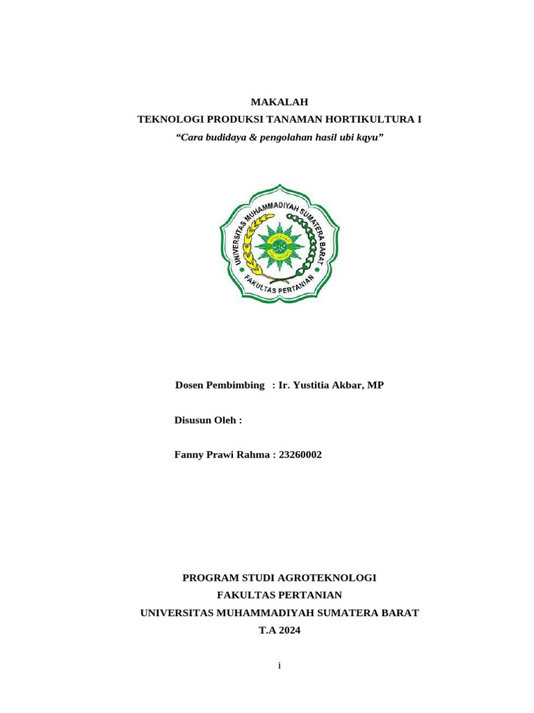 Budidaya dan Olahan Ubi Kayu Efektif PDF Budidaya dan Olahan Ubi Kayu Efektif PDF