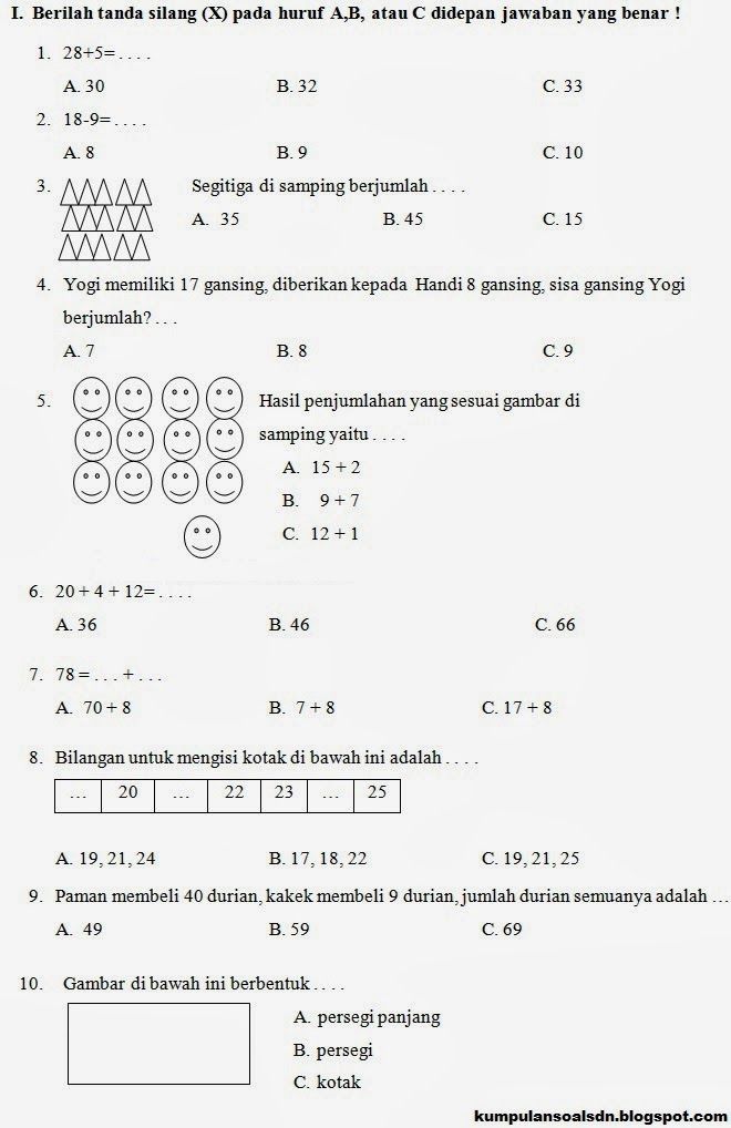 Bersiap Hadapi Ujian Akhir Semester 2 Kumpulan Contoh Soal UKK SD