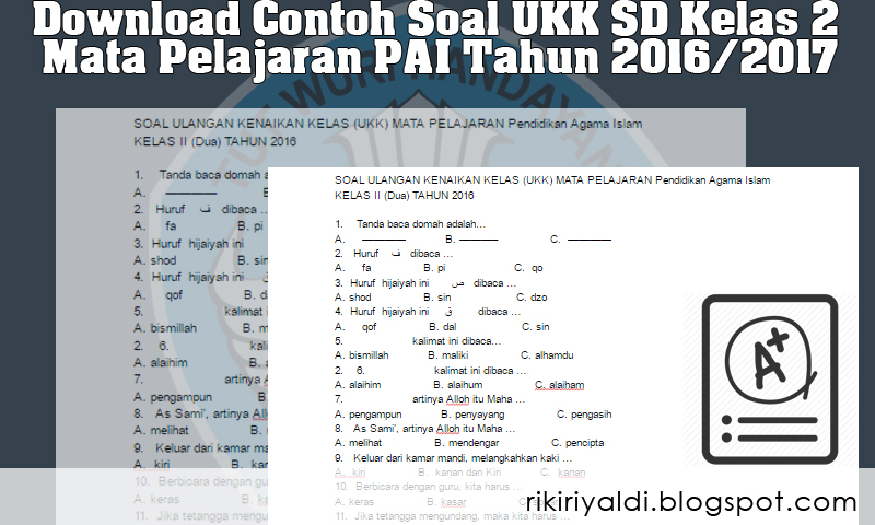 Rahasia Sukses Siswa Raih Nilai Tinggi dengan Bank Soal UKK SD Kelas 2 Gugus Ciputat Rahasia Sukses Siswa Raih Nilai Tinggi dengan Bank Soal UKK SD Kelas 2 Gugus Ciputat